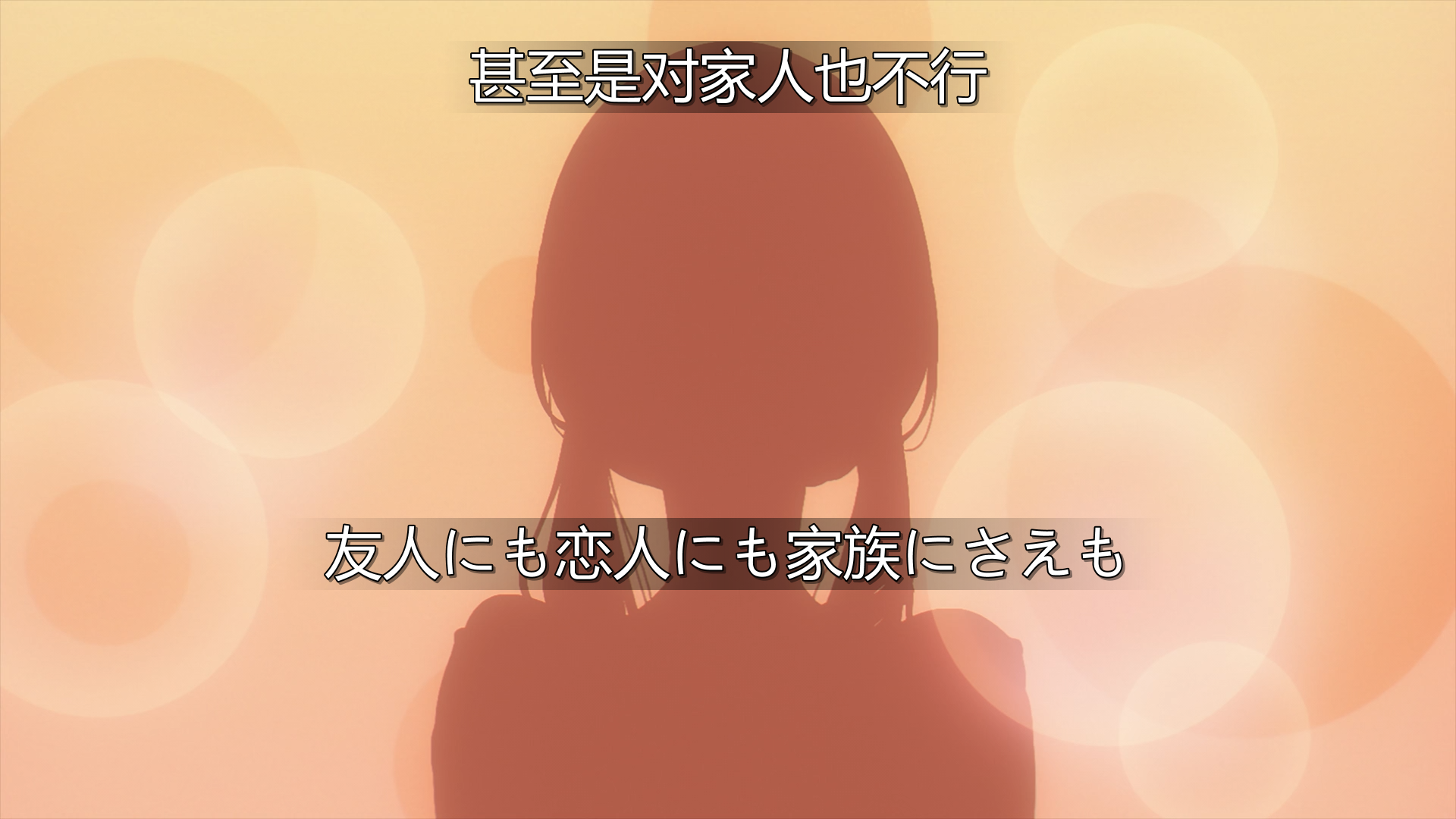 第三集开篇词，陈述每个人都有秘密，即使是对亲近的人也不透露